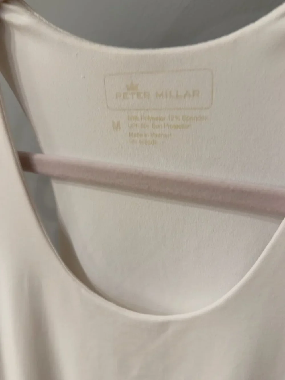 Peter Millar White Performance Racerback Tank Top Women’s M